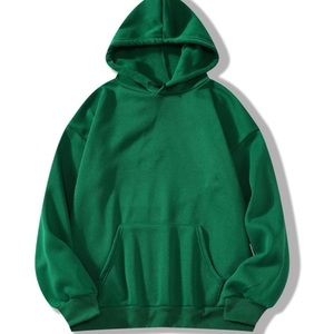 SHEIN XS Kelly green hoodie NWOT